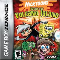 Carátula del juego Nicktoons Battle For Volcano Island (GBA)