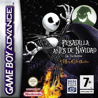 Carátula del juego Pesadilla Antes de Navidad El Rey Calabaza (GBA)