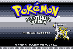 Carátula del juego Pokemon Platinum (GBA)