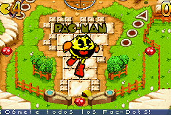 Pantallazo del juego online Pac-Man Pinball Advance (GBA)
