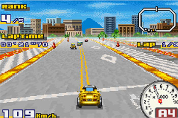 Pantallazo del juego online Penny Racers (GBA)