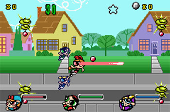 Pantallazo del juego online The Powerpuff Girls Mojo Jojo A-Go-Go (GBA)