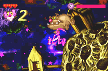 Pantallazo del juego online Pink Panther Pinkadelic Pursuit (GBA)