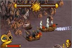 Pantallazo del juego online Pirates of the Caribbean The Curse of the Black Pearl (GBA)