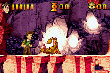 Pantallazo del juego online Pitfall The Lost Expedition (GBA)