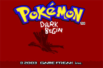 Carátula del juego Pokemon Dark Begin (GBA)