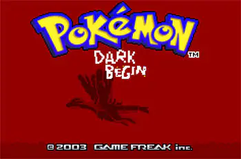Portada de la descarga de Pokemon Dark Begin