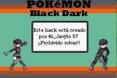 Carátula del juego Pokemon Black Dark (GBA)