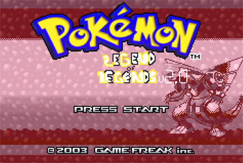 Carátula del juego Pokemon Legend of Legends (GBA)