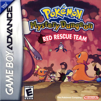 Carátula del juego Pokemon Mystery Dungeon Red Rescue Team (GBA)