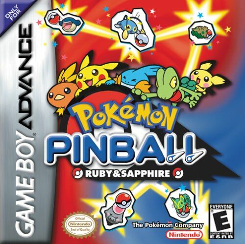 Carátula del juego Pokemon Pinball Ruby and Sapphire (GBA)