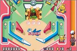 Pantallazo del juego online Pokemon Pinball Ruby and Sapphire (GBA)