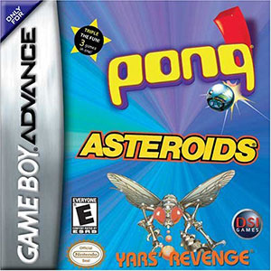 Carátula del juego Pong & Asteroids & Yars' Revenge (GBA)