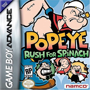 Carátula del juego Popeye Rush for Spinach (GBA)