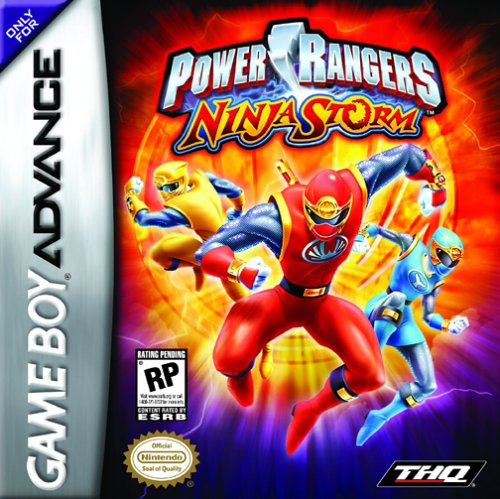 Carátula del juego Power Rangers Ninja Storm (GBA)