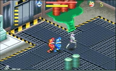 Pantallazo del juego online Power Rangers Wild Force (GBA)