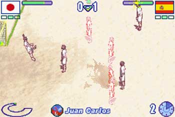 Pantallazo del juego online Pro Beach Soccer (GBA)