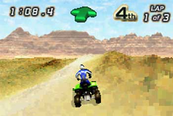 Pantallazo del juego online Quad Desert Fury (GBA)