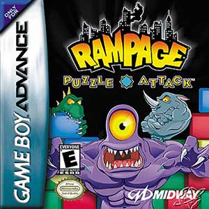 Carátula del juego Rampage Puzzle Attack (GBA)