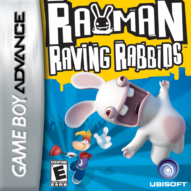 Carátula del juego Rayman Raving Rabbids (GBA)