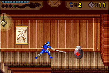 Pantallazo del juego online The Revenge of Shinobi (GBA)