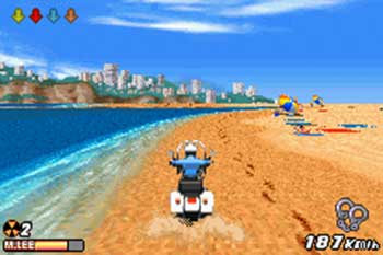 Pantallazo del juego online Road Rash Jailbreak (GBA)