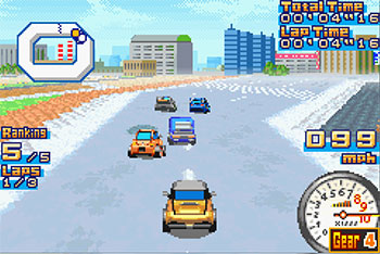 Pantallazo del juego online Road Trip Shifting Gears (GBA)