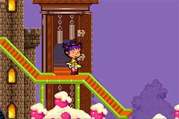 Pantallazo del juego online Rugrats - Travesuras en el Castillo (GBA)