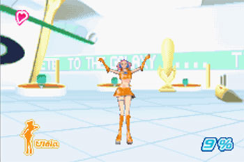 Pantallazo del juego online Space Channel 5 Ulala's Cosmic Attack (GBA)