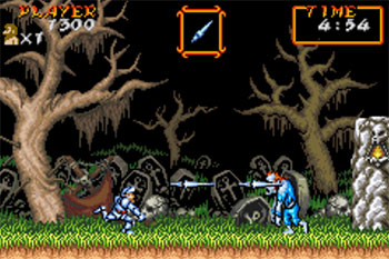 Pantallazo del juego online Super Ghouls 'n Ghosts (GBA)