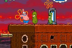 Pantallazo del juego online SpongeBob SquarePants Creature from the Krusty Krab (GBA)