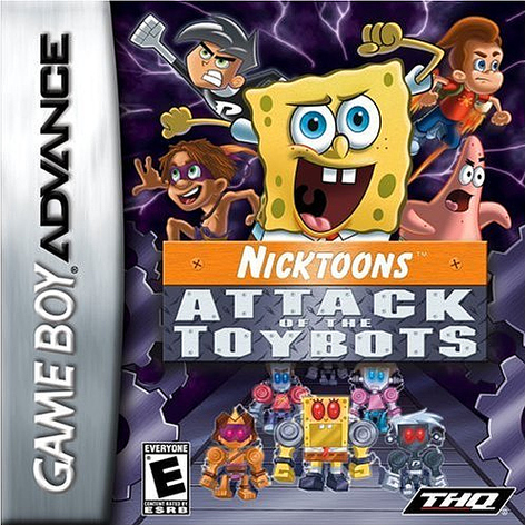 Carátula del juego Nicktoons Attack of the Toybots (GBA)