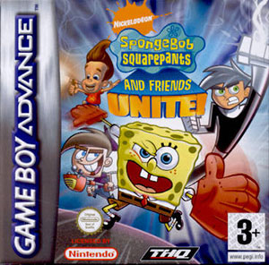 Carátula del juego SpongeBob SquarePants and Friends Unite! (GBA)