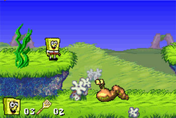Pantallazo del juego online SpongeBob SquarePants SuperSponge (GBA)