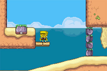 Pantallazo del juego online Spongebob and Friends Battle for Volcano Island (GBA)