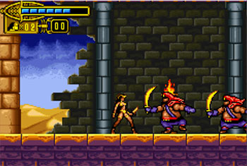 Pantallazo del juego online The Scorpion King Sword of Osiris (GBA)