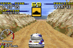 Pantallazo del juego online Sega Rally Championship (GBA)