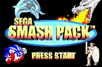 Pantallazo del juego online Sega Smash Pack (GBA)