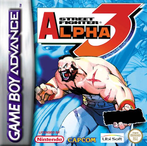 Carátula del juego Street Fighter Alpha 3 (GBA)