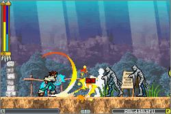 Pantallazo del juego online Shaman King Master of Spirits 2 (GBA)