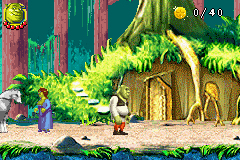 Pantallazo del juego online Shrek 2 (GBA)