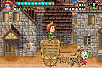 Pantallazo del juego online Shrek Reekin' Havoc (GBA)