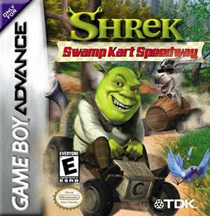 Carátula del juego Shrek Swamp Kart Speedway (GBA)