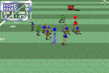 Pantallazo del juego online Sports Illustrated for Kids Football (GBA)