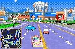 Pantallazo del juego online The Simpsons Road Rage (GBA)