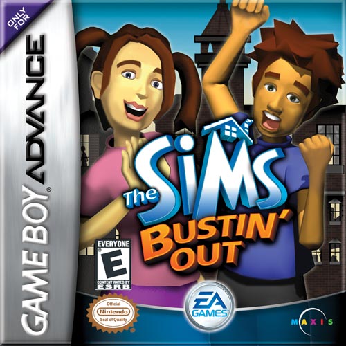 Carátula del juego The Sims Bustin' Out (GBA)