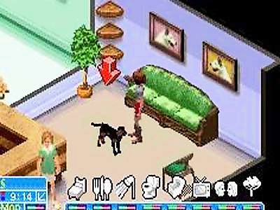 Pantallazo del juego online The Sims 2 Pets (GBA)