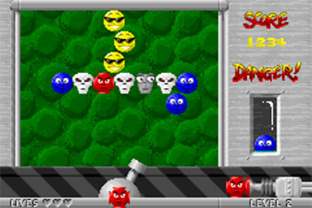 Pantallazo del juego online SNOOD (GBA)