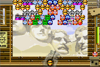 Pantallazo del juego online Snood 2 On Vacation (GBA)