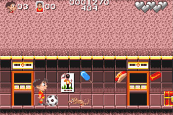 Pantallazo del juego online Soccer Kid (GBA)